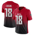 A.Falcons #18 Kirk Cousins Player Red Vapor Untouchable Limited Home Game BALCE Stitched Jerseys