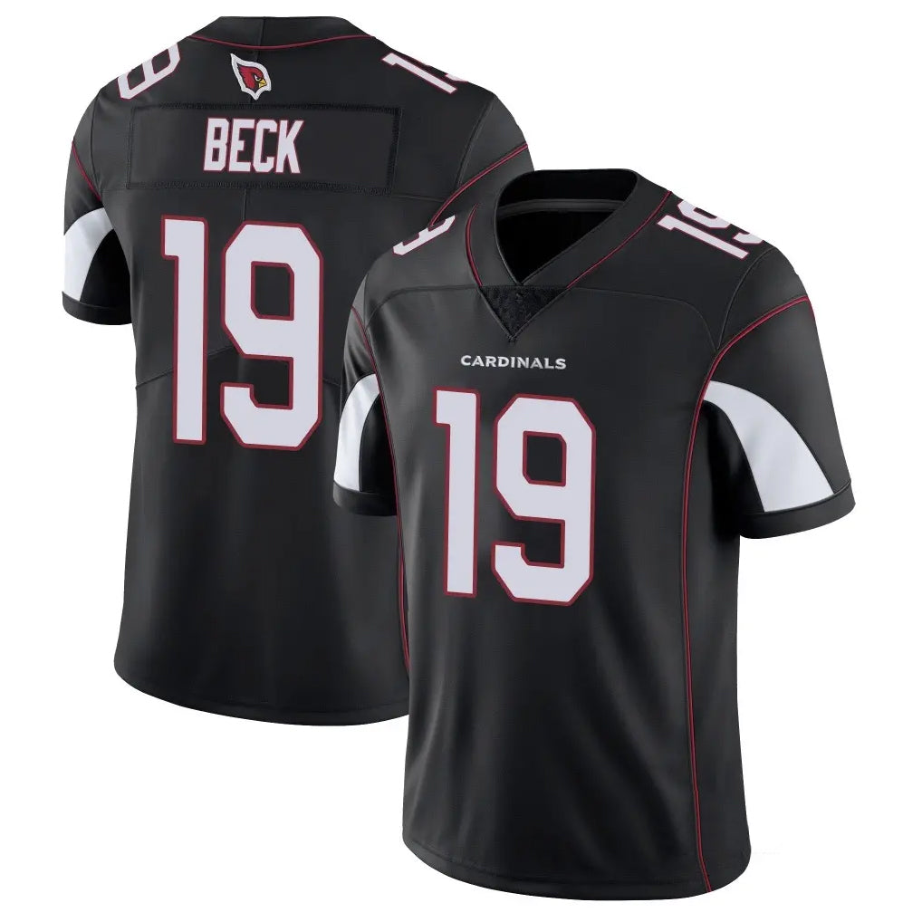 A.Cardinals #19 Carson Beck Player Black Vapor Limited Home Game BALCE Stitched Jerseys