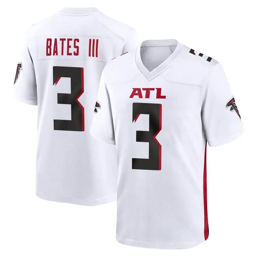 A.Falcons #3 Jessie Bates III Player White Home Game BALCE Stitched Jerseys