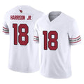 A.Cardinals #18 Marvin Harrison Jr. Player White Vapor F.U.S.E. Limited Home Game BALCE Stitched Jerseys