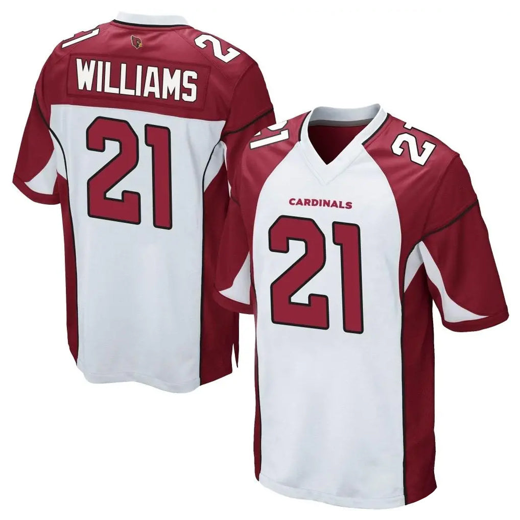A.Cardinals #21 Garrett Williams Player White Cardinal Home Game BALCE Stitched Jerseys
