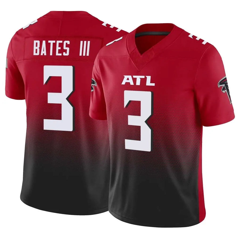 A.Falcons #3 Jessie Bates III Player Red Vapor F.U.S.E. Limited Home Game BALCE Stitched Jerseys