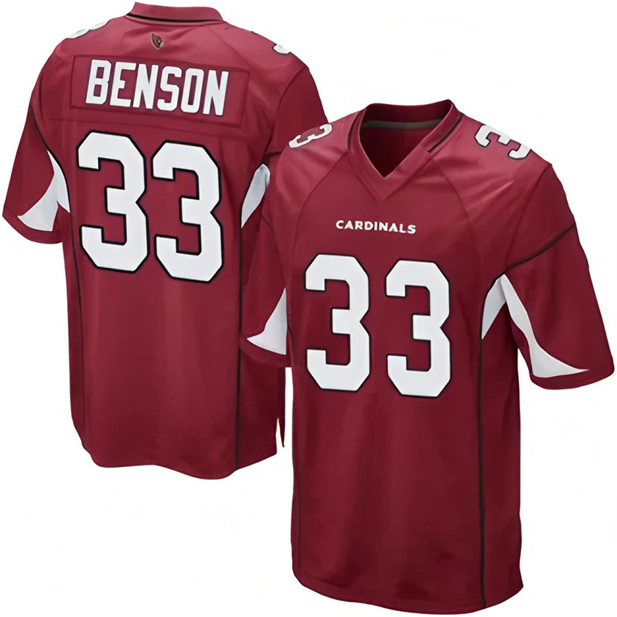 A.Cardinals #33 Trey Benson Player Game BALCE Stitched Jerseys