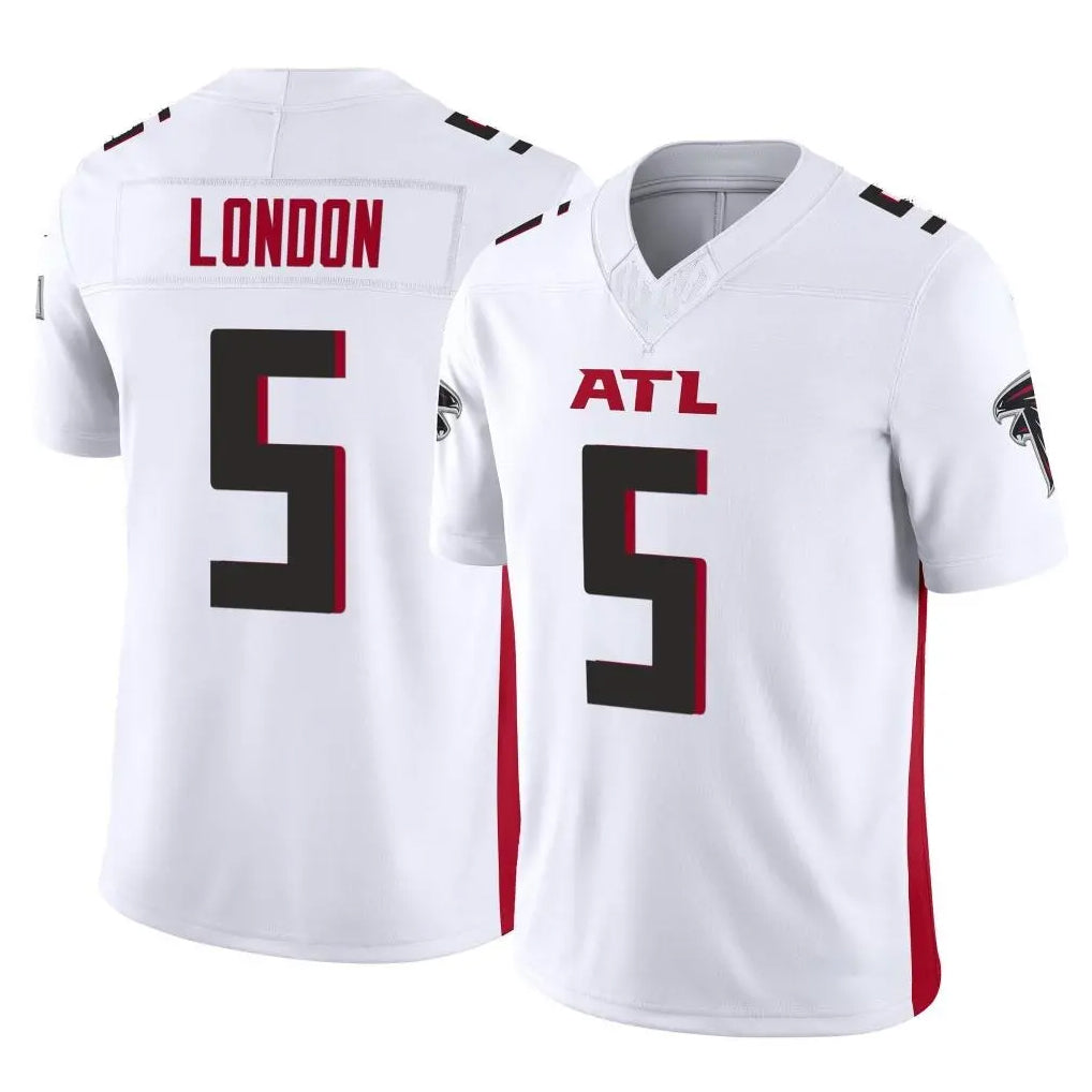 A.Falcons #5 Drake London Player White Vapor F.U.S.E. Limited Home Game BALCE Stitched Jerseys
