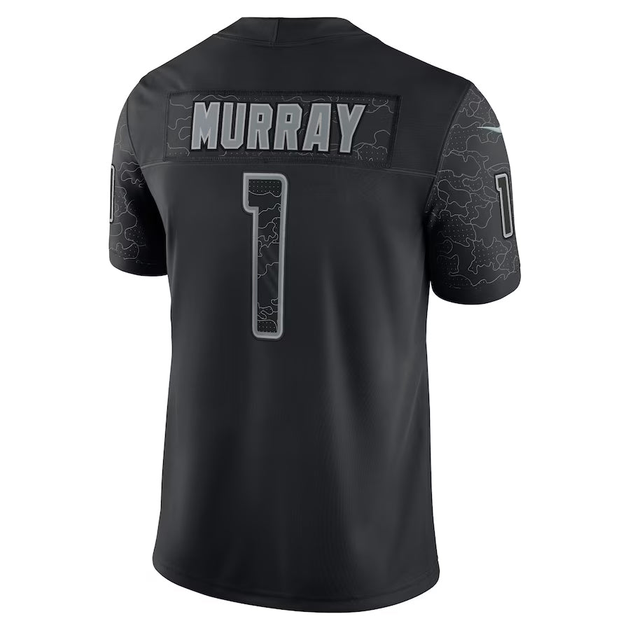A.Cardinals #1 Kyler Murray Player Black RFLCTV Limited Home Game BALCE Stitched Jerseys