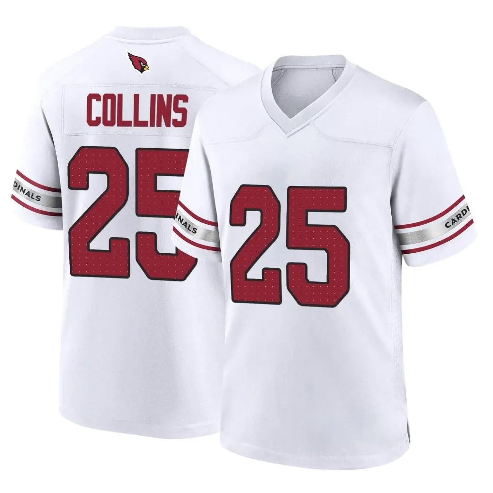 A.Cardinals #25 Zaven Collins Player White Home Game BALCE Stitched Jerseys