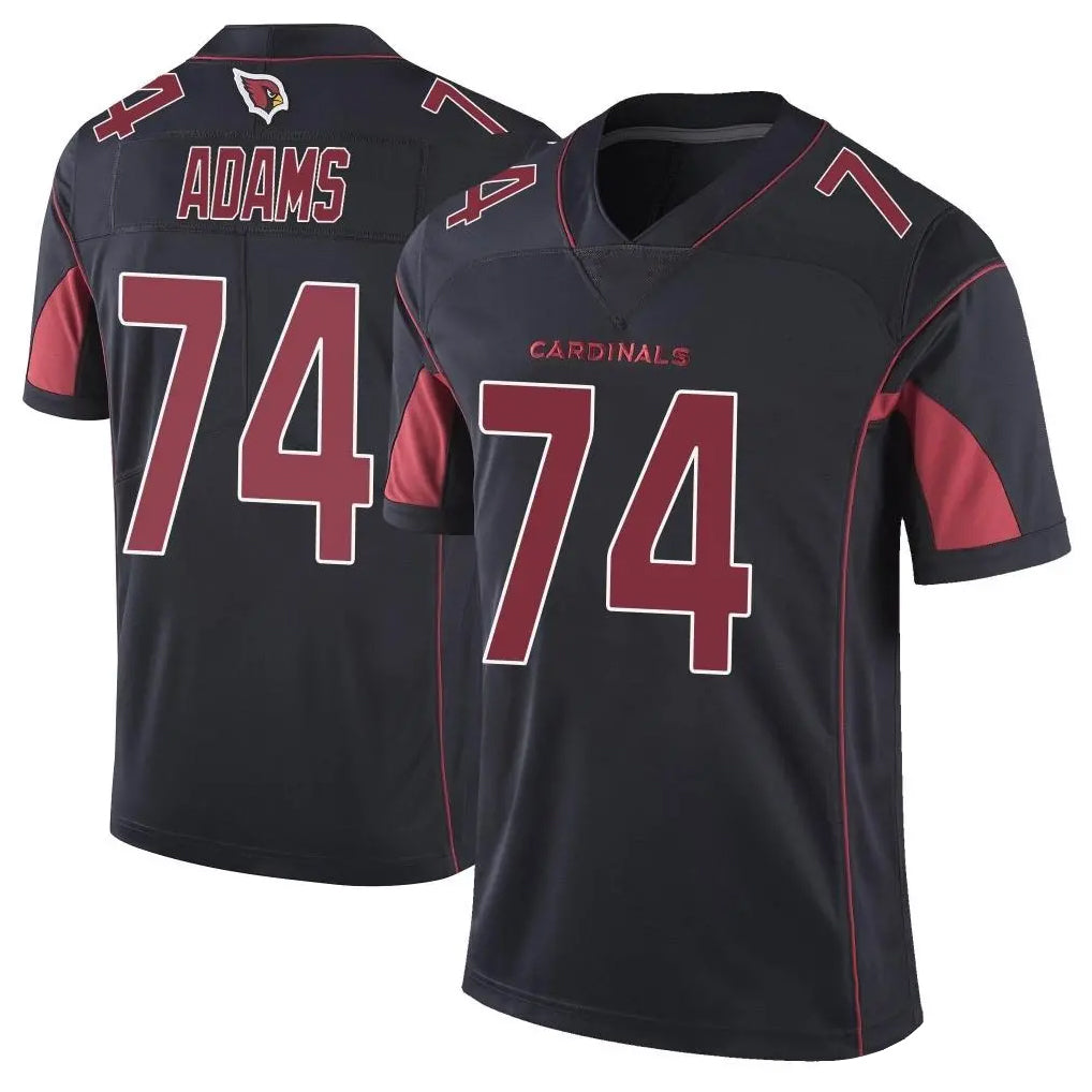 A.Cardinals #74 Isaiah Adams Player Black Limited Elite Home Game BALCE Stitched Jerseys