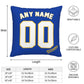 Custom Milwaukee Brewers Pillow Decorative Throw Pillow Case - Print Personalized Football Team Fans Name & Number Birthday Gift Football Pillows