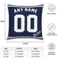 Custom New York Yankees Pillow Decorative Throw Pillow Case - Print Personalized Football Team Fans Name & Number Birthday Gift Football Pillows