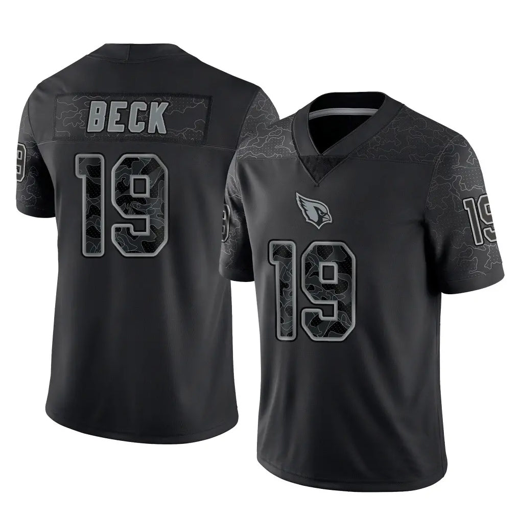 A.Cardinals #19 Carson Beck Player Black RFLCTV Limited Home Game BALCE Stitched Jerseys