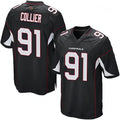 A.Cardinals #91 L.J. Collier Player Black Game BALCE Stitched Jerseys