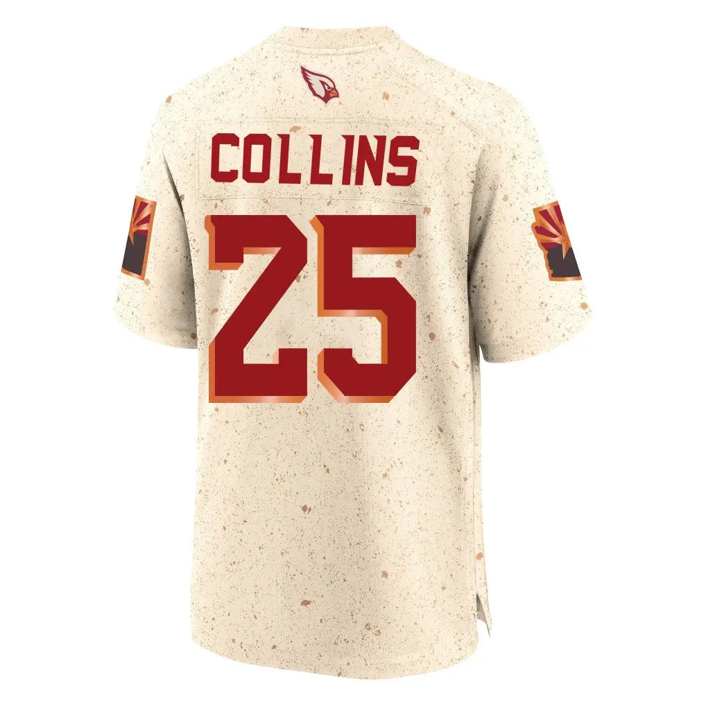 A.Cardinals #25 Zaven Collins Player Cream Rivalries Collection Game BALCE Stitched Jerseys
