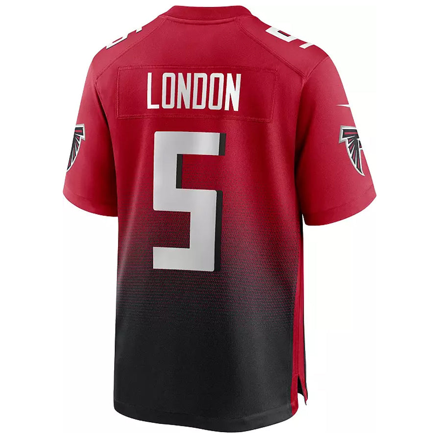 A.Falcons #5 Drake London Player Red Home Game BALCE Stitched Jerseys
