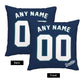 Custom Seattle Mariners Pillow Decorative Throw Pillow Case - Print Personalized Football Team Fans Name & Number Birthday Gift Football Pillows
