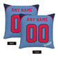 Custom Minnesota Twins Pillow Decorative Throw Pillow Case - Print Personalized Football Team Fans Name & Number Birthday Gift Football Pillows