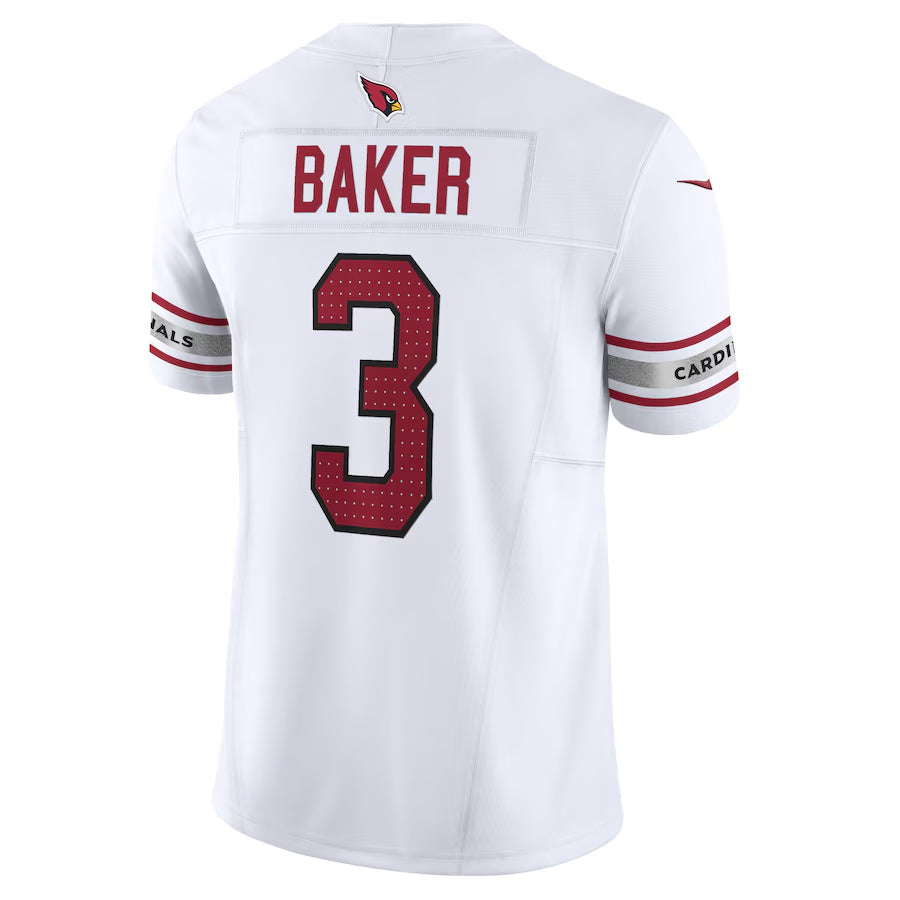 A.Cardinals #3 Budda Baker Player White Vapor F.U.S.E. Limited BALCE Stitched Jerseys