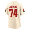 A.Cardinals #74 Isaiah Adams Player Cream Rivalries Collection Game BALCE Stitched Jerseys