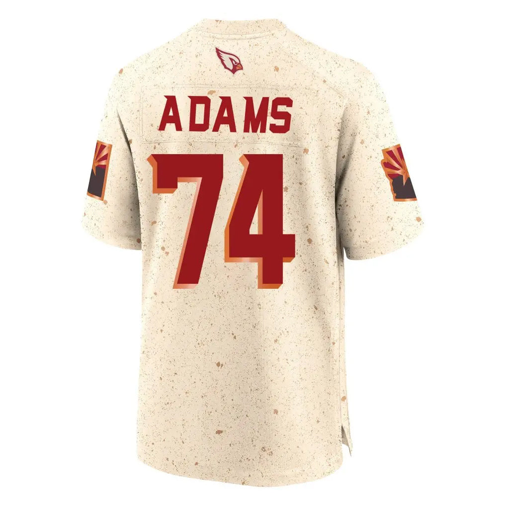 A.Cardinals #74 Isaiah Adams Player Cream Rivalries Collection Game BALCE Stitched Jerseys
