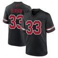 A.Cardinals #33 Trey Benson Player Black Home Game BALCE Stitched Jerseys