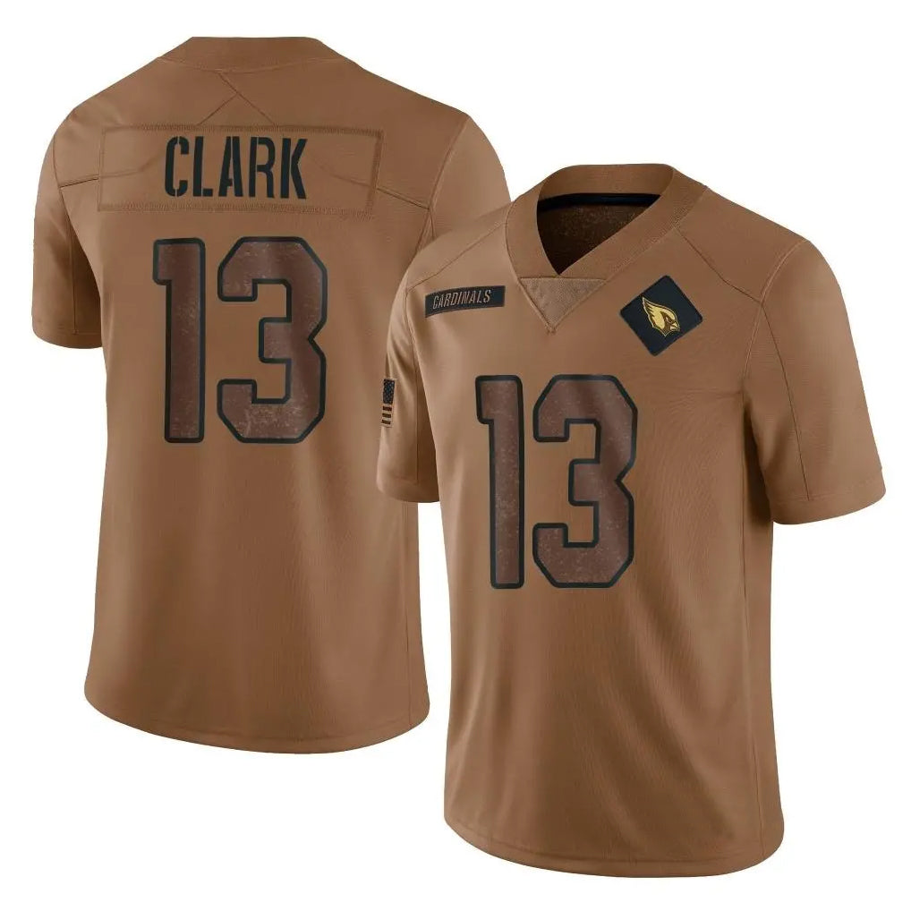 A.Cardinals #13 Kei'Trel Clark Player Brown Legend Salute To Service BALCE Stitched Jerseys