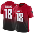 A.Falcons #18 Kirk Cousins Player Red Vapor F.U.S.E. Limited BALCE Stitched Jerseys