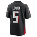 A.Falcons #5 Drake London Player Black Home Game BALCE Stitched Jerseys