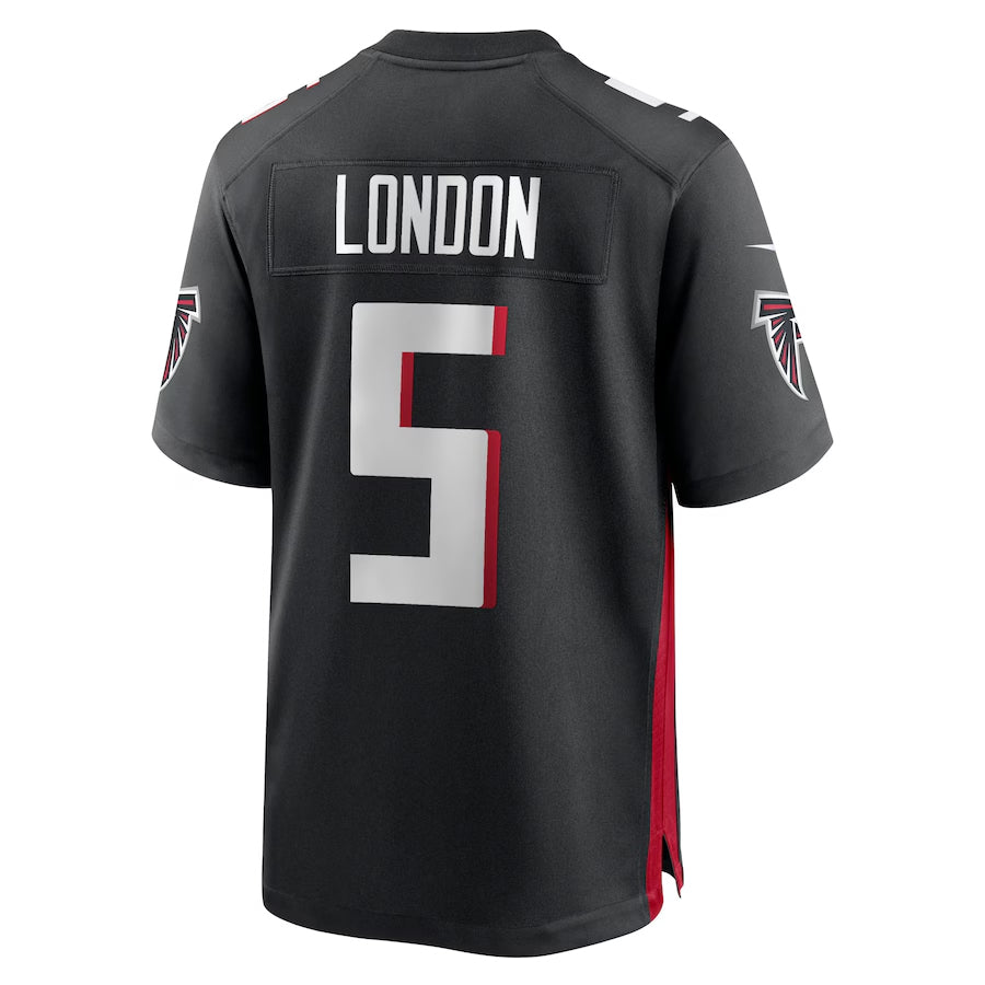 A.Falcons #5 Drake London Player Black Home Game BALCE Stitched Jerseys