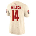 A.Cardinals #14 Michael Wilson Player Cream Rivalries Collection Vapor Limited Home Game BALCE Stitched Jerseys