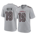 A.Cardinals #19 Carson Beck Player Gray Fashion Home Game BALCE Stitched Jerseys