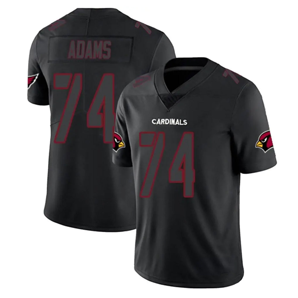 A.Cardinals #74 Isaiah Adams Player Black Impact Limited Home Game BALCE Stitched Jerseys