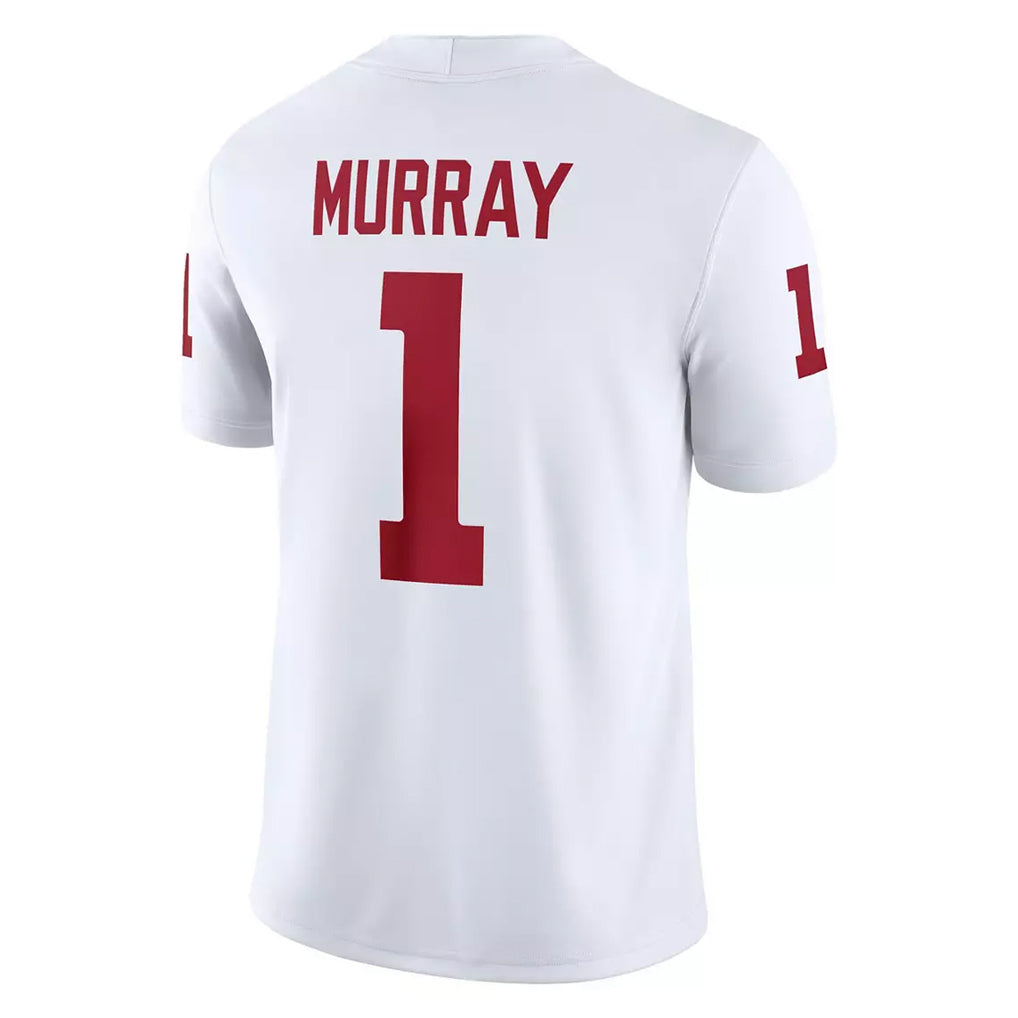 A.Cardinals #1 Kyler Murray Player White Dri-FIT Limited Home Game BALCE Stitched Jerseys