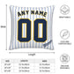 Custom Milwaukee Brewers Pillow Decorative Throw Pillow Case - Print Personalized Football Team Fans Name & Number Birthday Gift Football Pillows
