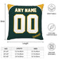 Custom Oakland Athletics Pillow Decorative Throw Pillow Case - Print Personalized Football Team Fans Name & Number Birthday Gift Football Pillows