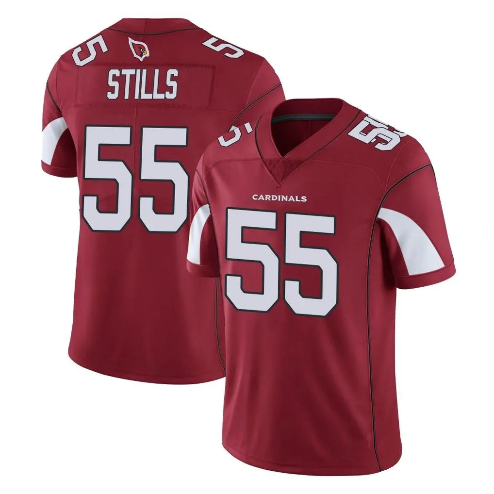 A.Cardinals #55 Dante Stills Player Cardinal Vapor Limited Home Game  BALCE Stitched Jerseys