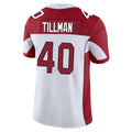 A.Cardinals #40 Pat Tillman Player White Vapor Limited Home Game BALCE Stitched Jerseys