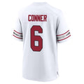 A.Cardinals #6 James Conner Player White Home Game BALCE Stitched Jerseys