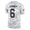 A.Cardinals #6 James Conner Player Camo Salute to Service Limited Home BALCE Stitched Jerseys
