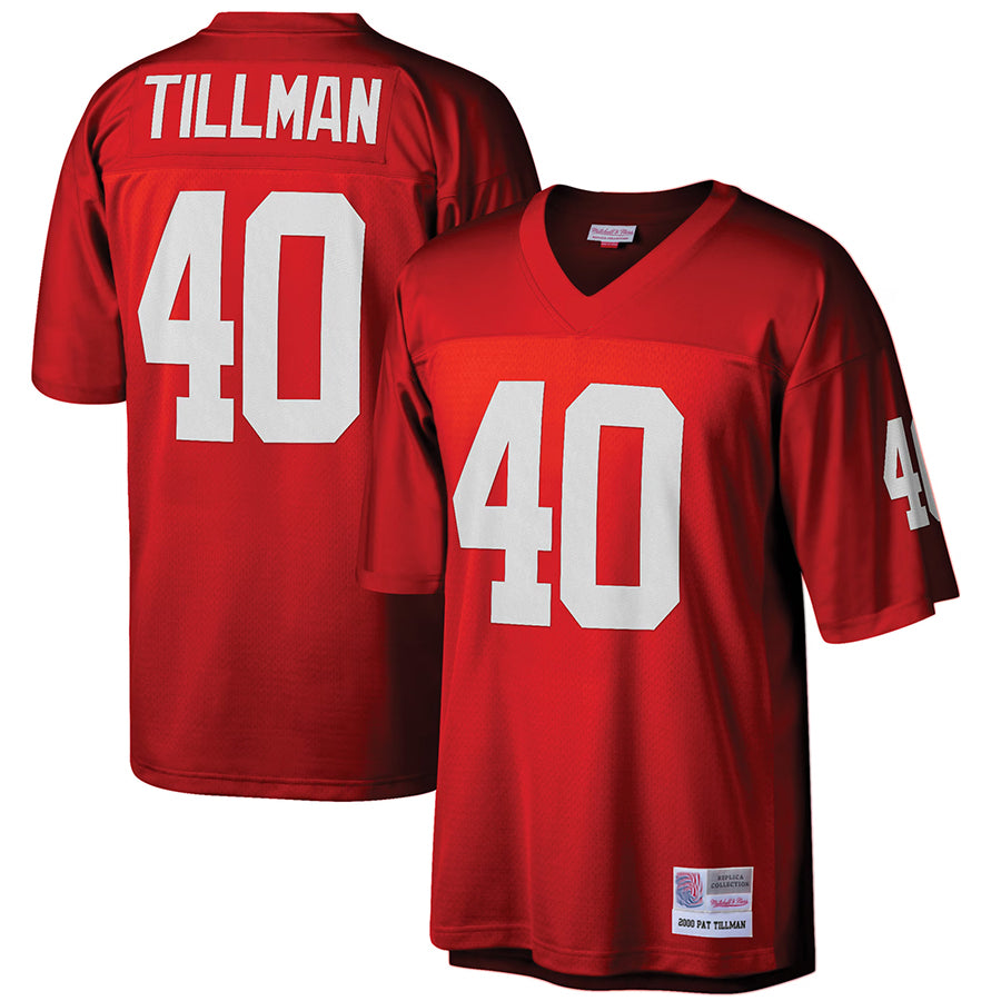 A.Cardinals #40 Pat Tillman Player Mitchell & Ness Cardinal Legacy Replica BALCE Stitched Jerseys