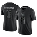 A.Cardinals #11 Larry Fitzgerald Player Black RFLCTV Limited BALCE Stitched Jerseys
