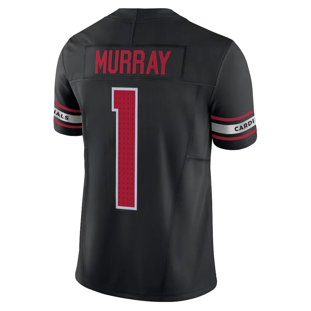 A.Cardinals #1 Kyler Murray Player Black Vapor F.U.S.E. Limited Home Game BALCE Stitched Jerseys