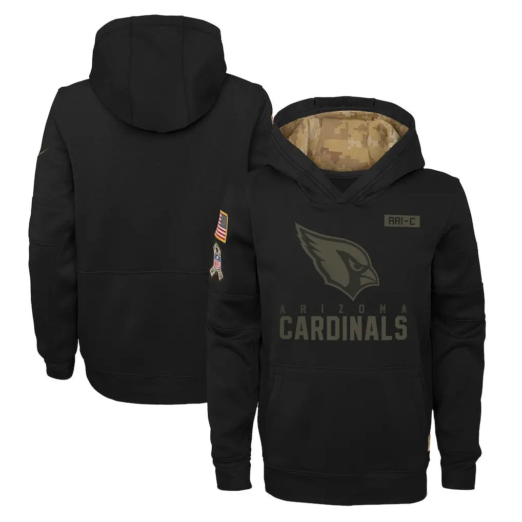 A.Cardinals ## Cardinals Blank Player Black Salute to Service Pullover Hoodies BALCE Stitched Jerseys