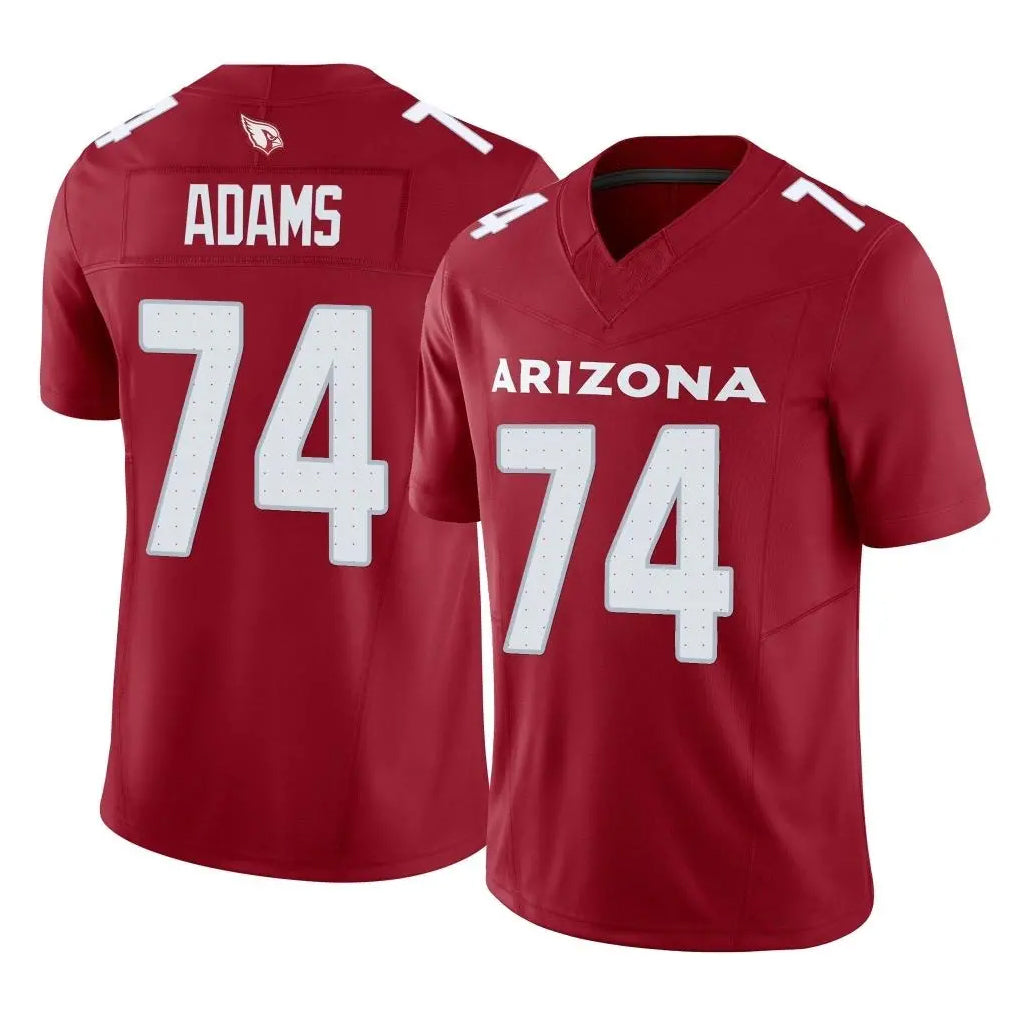 A.Cardinals #74 Isaiah Adams Player Cardinal Vapor F.U.S.E. Limited Home Game BALCE Stitched Jerseys