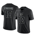 A.Falcons #18 Kirk Cousins Player Black RFLCTV Limited BALCE Stitched Jerseys