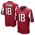 A.Falcons #18 Kirk Cousins Player Red Color Vapor Home Game BALCE Stitched Jerseys