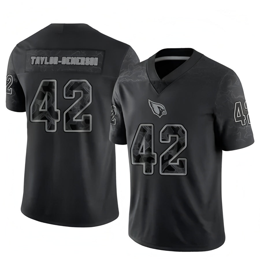 A.Cardinals #42 Dadrion Taylor-Demerson Player Black RFLCTV Limited BALCE Stitched Jerseys