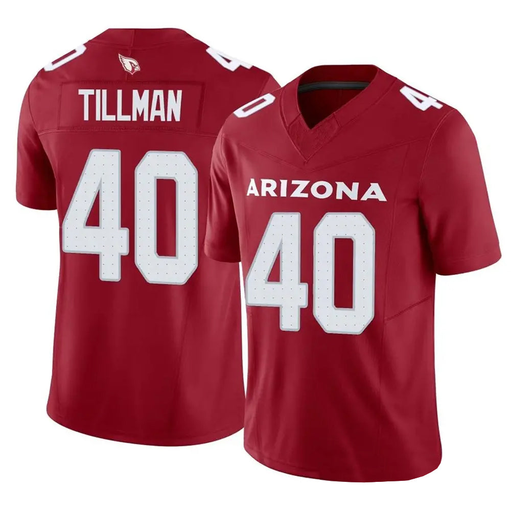 A.Cardinals #40 Pat Tillman Player Cardinal Vapor F.U.S.E. Limited BALCE Stitched Jerseys