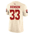 A.Cardinals #33 Trey Benson Player Cream Rivalries Collection Vapor Limited Home Game BALCE Stitched Jerseys