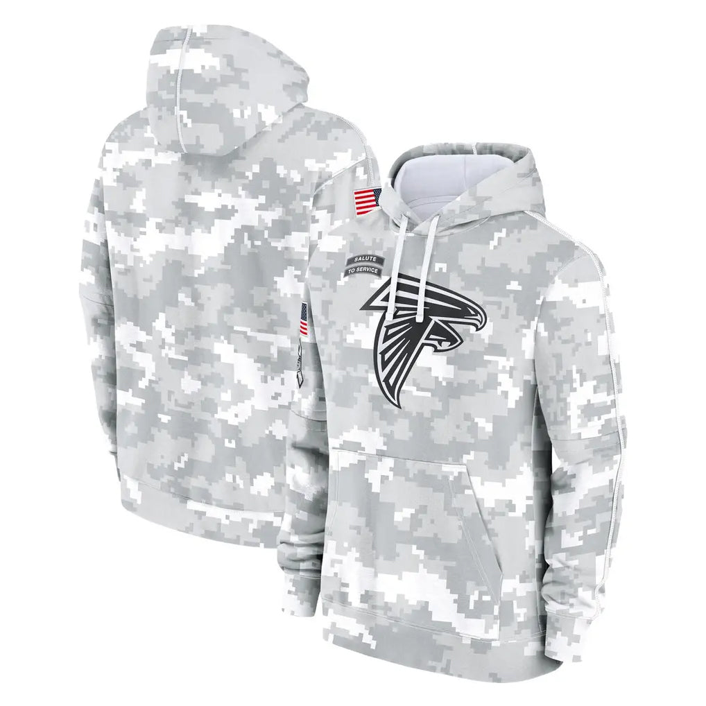 A.Falcons ## Falcons Blank Player Arctic Camo Salute to Service Limited Hoodie BALCE Stitched Jerseys
