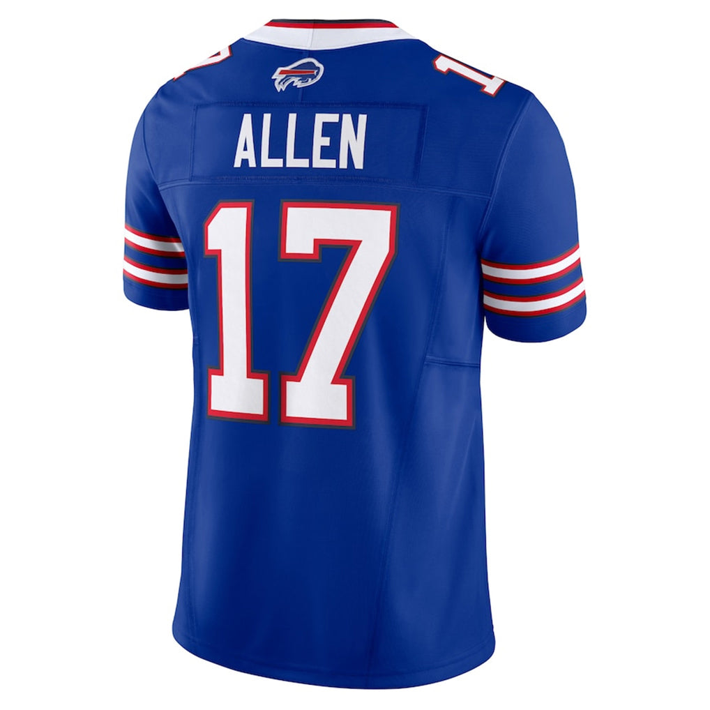 B.Bills #17 Josh Allen Player Royal Vapor F.U.S.E. Limited BALCE Stitched Jerseys