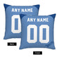 Custom Kansas City Royals Pillow Decorative Throw Pillow Case - Print Personalized Football Team Fans Name & Number Birthday Gift Football Pillows